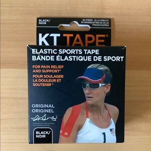 KT Tape Elastic Sports Tape Black
